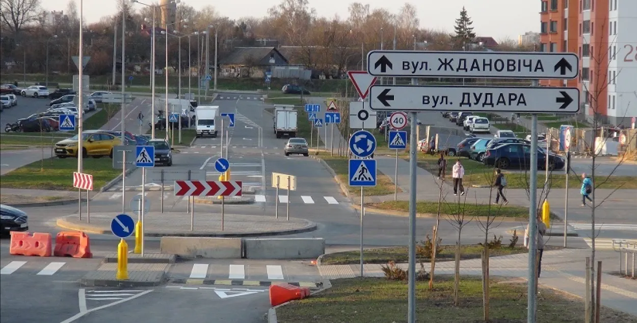 Улица Ждановича в Минске
