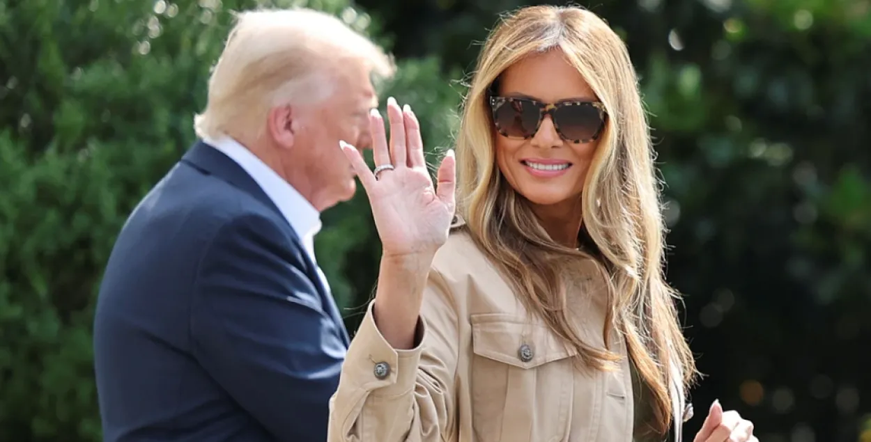 Першая ледзі ЗША Меланія Трамп
&nbsp;

