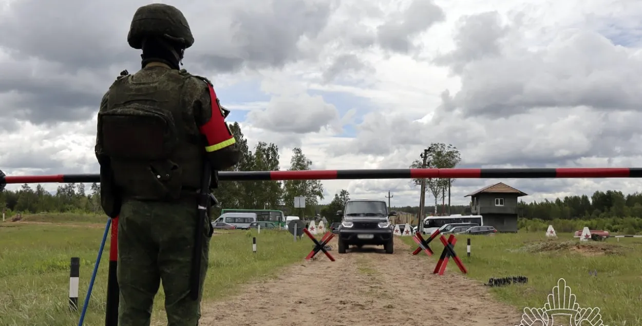 Exercises at the “Belaya Luzha” training ground
