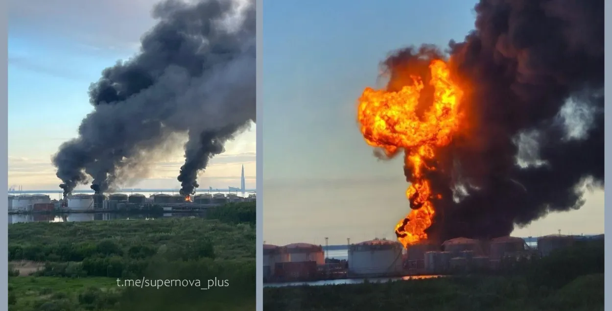 Нефтяной терминал в Санкт-Петербурге
