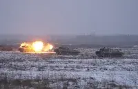 230 общевойсковый полигон, с которого доносятся звуки, в декабре 2021 года / Министерство обороны

