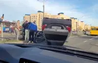 "Майбах" перевернулся в Минске
