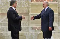 Петр Порошенко и Александр Лукашенко. Фото: ria.ru​