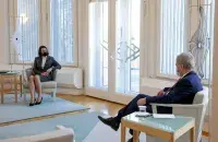 Светлана Тихановская и Саули Ниинистё / Reuters​
