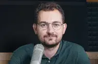Артём Шрайбман в студии Еврорадио / Euroradio
