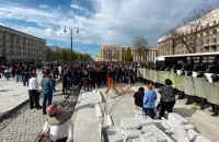 Во время акции протеста / "Юг МБХ Медиа"