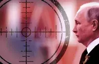 Владимир Путин под прицелом / Коллаж welt.de
