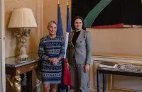 Элизабет Борн и Светлана Тихановская / twitter.com/Tsihanouskaya
