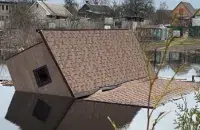 Дом стал жертвой паводка / tvrgomel.by
