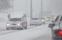 Снегопад в марте / БЕЛТА
