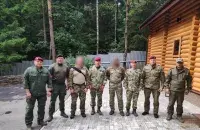 Дмитрий Балаба, Николай Карпенков, командиры "Алмаза", СОБРа, в/ч 3214 и вагнеровцы / Telegram
