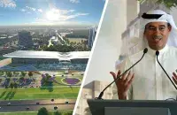 "Smart City" and Mohamed Alabbar / Euroradio collage​