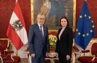 Александр ван дер Беллен и Светлана Тихановская / t.me/tsikhanouskaya
