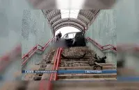 Авария в подземном переходе / t.me/pressmvd
