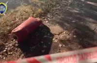 На крыше детского сада взорвался баллон с пропаном / кадр из видео