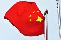 The flag of China
