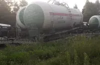 Авария на железной дороге под Витебском​ / mchs.gov.by