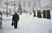 Снегопад в Минске / Еврорадио
