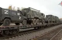 Поезд с военной техникой / Минобороны РФ, иллюстративное фото

