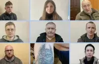 Затрыманыя жыхары Гомеля / кадр з відэа ГУБАЗіКа
