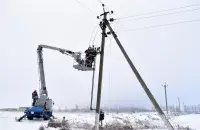 Віцебскія электрыкі аднаўляюць электразабеспячэнне / фота: "Белэнерга"​
