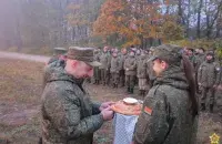 Прыём расійскіх вайскоўцаў у Беларусі / тг-канал Міністэрства абароны
