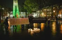 Акцыя ў Вільні / чытачы Еўрарадыё
