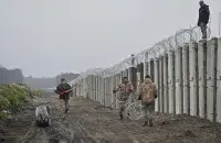 Забор на границе Украины и Беларуси / t.me/tymoshenko_kyrylo
