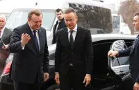 Сергей Алейник и Петер Сийярто / mfa.gov.by
