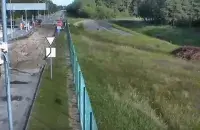 Возгорание на белорусско-украинской границе / Скриншот из видео