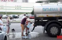 Очередь за водой в Минске / minsknews.by​