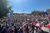 Акцыя ў Варшаве /&nbsp;Wyborcza
