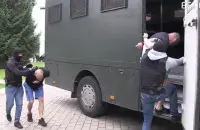 Задержание российских боевиков под Минском / "Беларусь 1"​