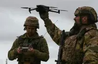 Украинские военные на фронте