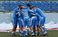 Футболисты "Днепра" после победы