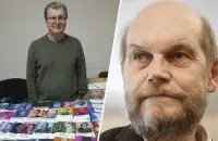 Змитер Колас и Лявон Борщевский
