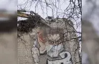 Снос здания с мозаикой в Бобруйске