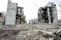 Бородянка после российской оккупации
