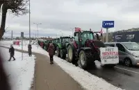 Протест фермеров в Латвии
