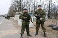 Контрольно-пропускной пункт в Рогачеве

