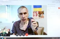Михаил Саакашвили во время суда
