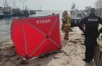 На месте гибели белоруса в польском порту
