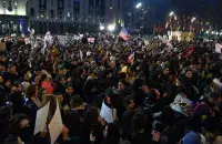 Акция протеста в Грузии в мае 2024-го
