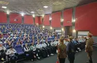 Гомельских школьников согнали на кино от "Беларусьфильма"
