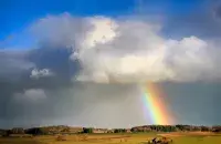 Радуга, иллюстративное фото
