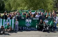 Болельщики "Столицы" перед выездом в Гомель
