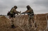 Украинские укрепления
