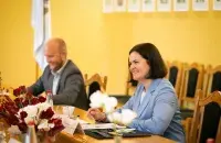 Светлана Тихановская в Даугавпилсском университете

