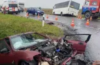 ДТП с автобусом под Вилейкой
