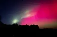 Такое небо видели жители Вороновского района
